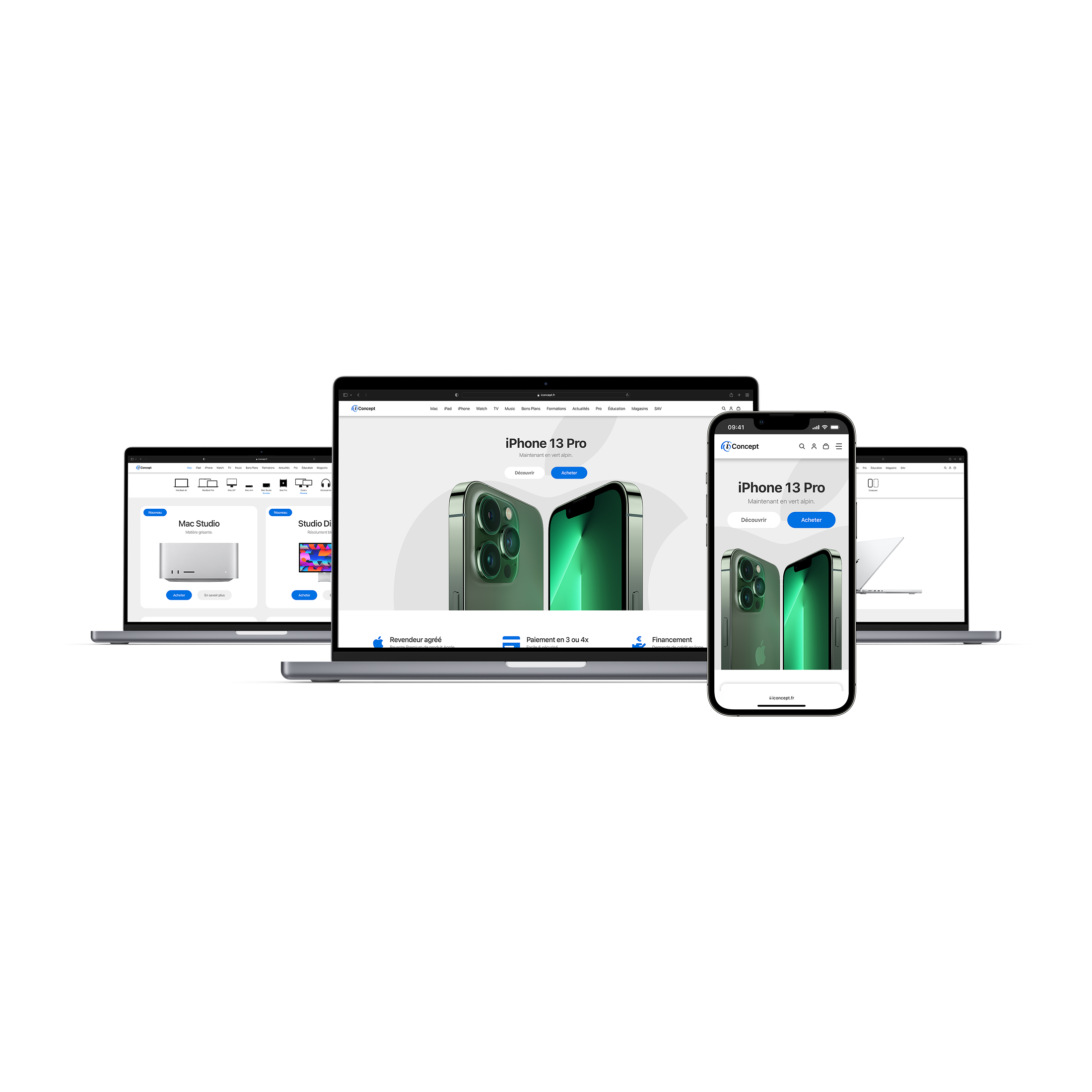Refonte site web iConcept
